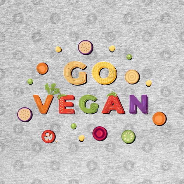 go vegan by Mako Design 